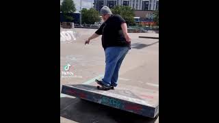 Fat Guy Skate Tricks!
