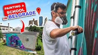 I Customized This School With A BIG Mural