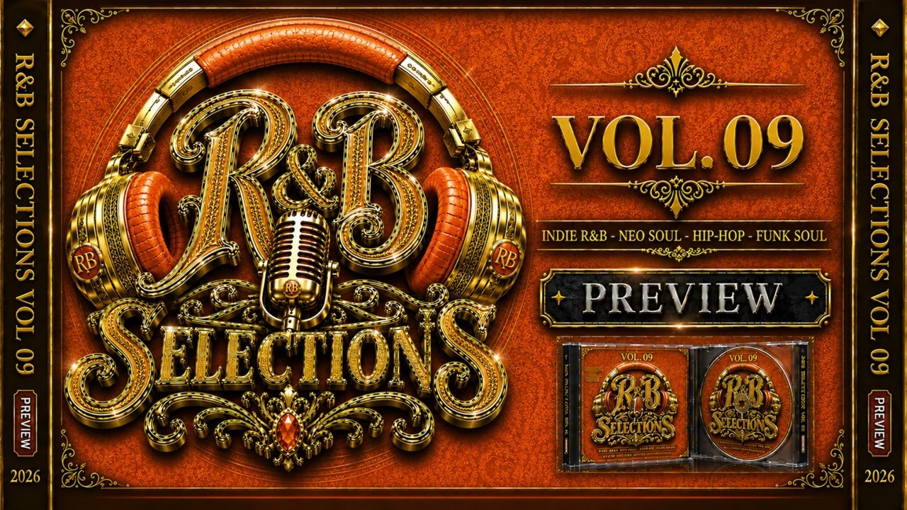 R&B SELECTIONS VOL. 09 (CD PREVIEW) 10 TRACKS ** INDIE R&B / FUNK