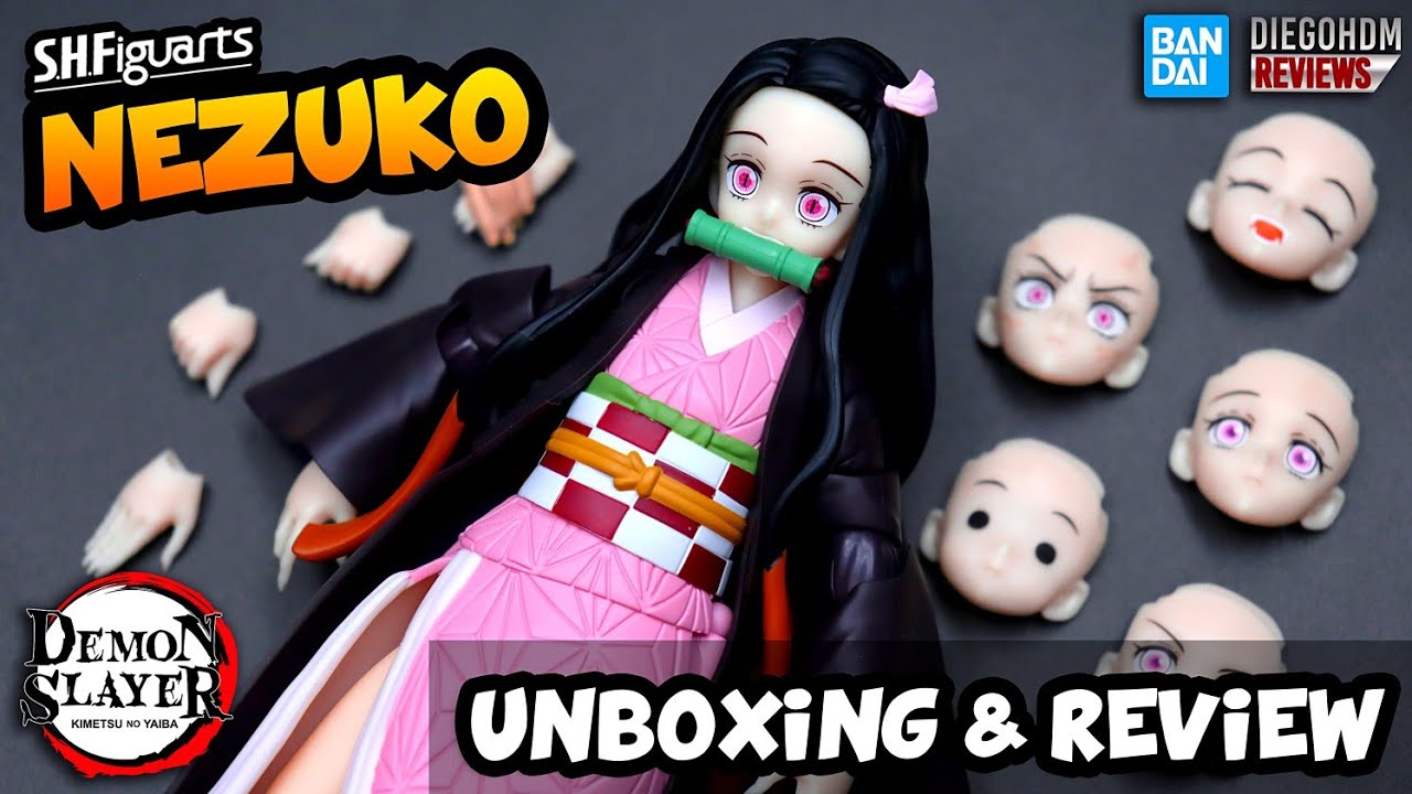NEZUKO SH Figuarts Demon Slayer Unboxing e Review BR