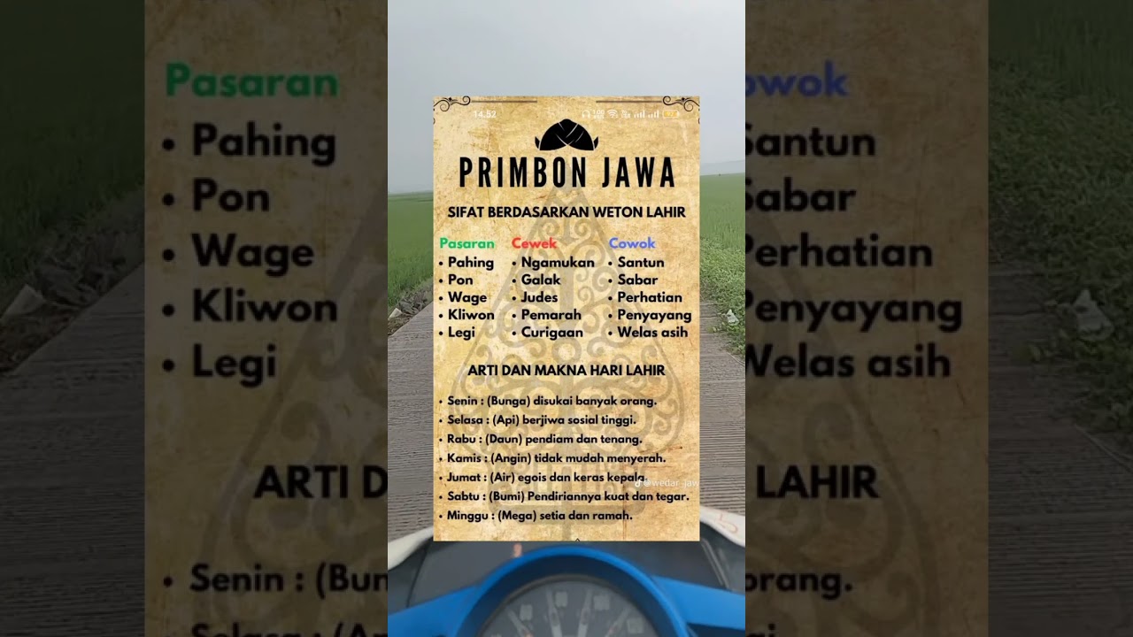 Primbon jawa 