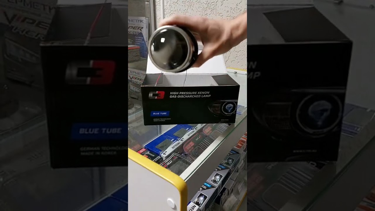 Как светят противотуманные линзы с галогеновой лампой?