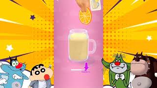 NOOB vs PRO vs HACKER in Blend it 3D Game Oggy Jack screenshot 3