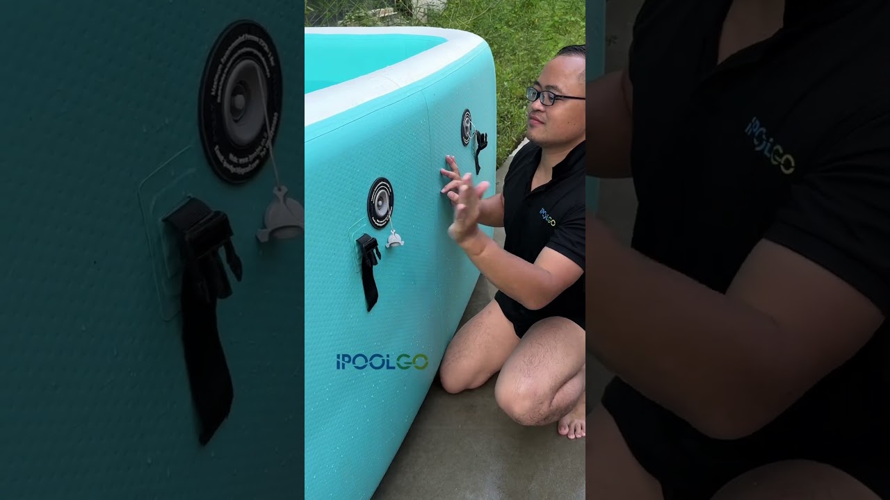 Luxury meets convenience & IPOOLGO inflatable hot spa tub Customized 🤝