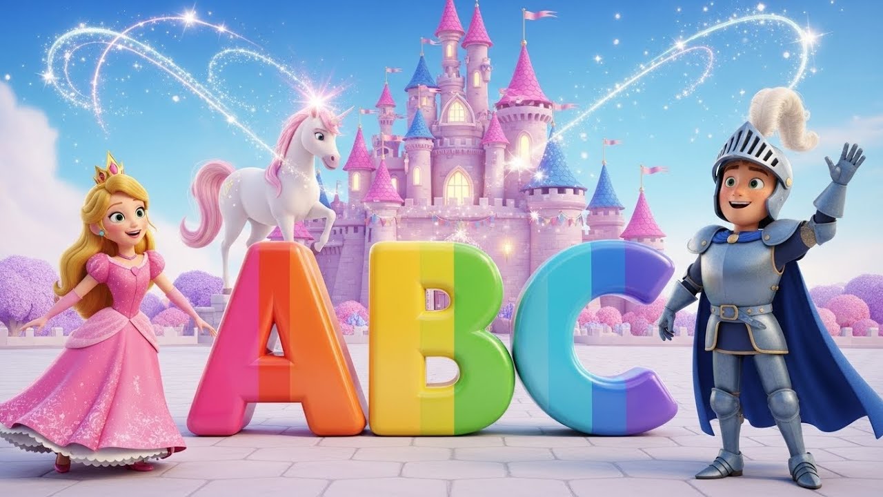 “ABC Royal Kingdom Song | “Princess & Knight ABC Song for Kids | Learn ...