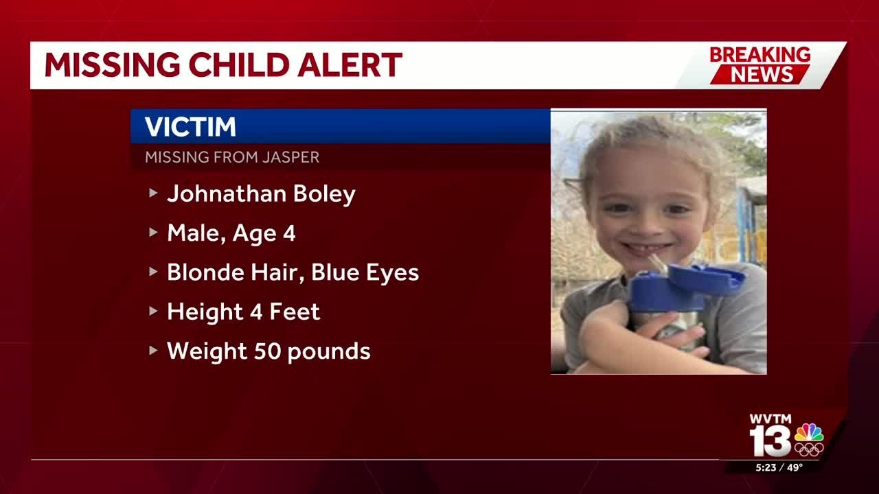 Emergency missing child alert issued for Walker County 4-year-old - YouTube