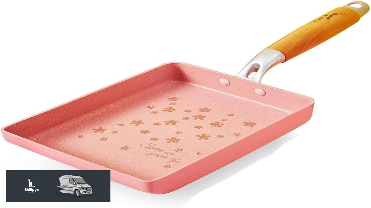 Kitchen Nonstick Frying Pot with Wooden Handle Omelet Saucepan Cooking Steak Pan