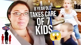 Supernanny SHOCKED at Eight Year Old being a Mini Mom to 7 Kids! Wealth