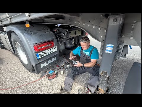 The latest generation MAN with a typical fault.... See what the repair looked like in the Czech R...