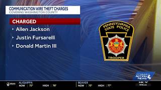 5 in custody, 2 at large following monthslong telephone wire theft investigation in Washington C...