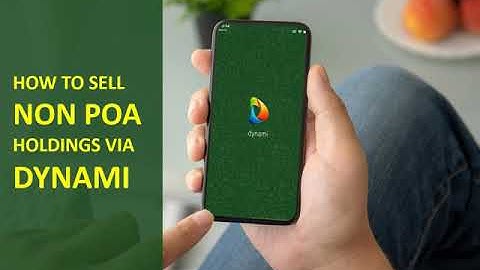 How to sell Non POA stock in Religare Dynami