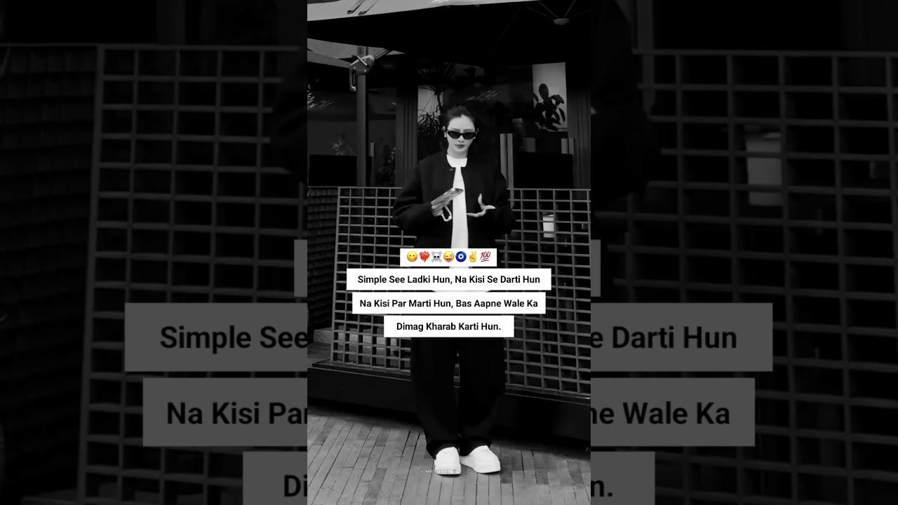 Girls Attitude Shayari Status ☠️ Single Girls Attitude WhatsApp Status