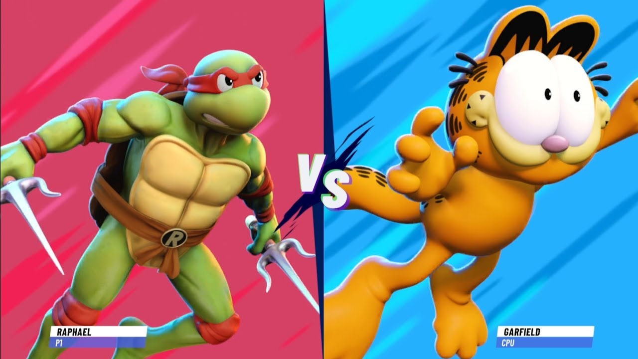 Nickelodeon All-Star Brawl 2 - Raphael - Arcade Mode - (No Commentary)