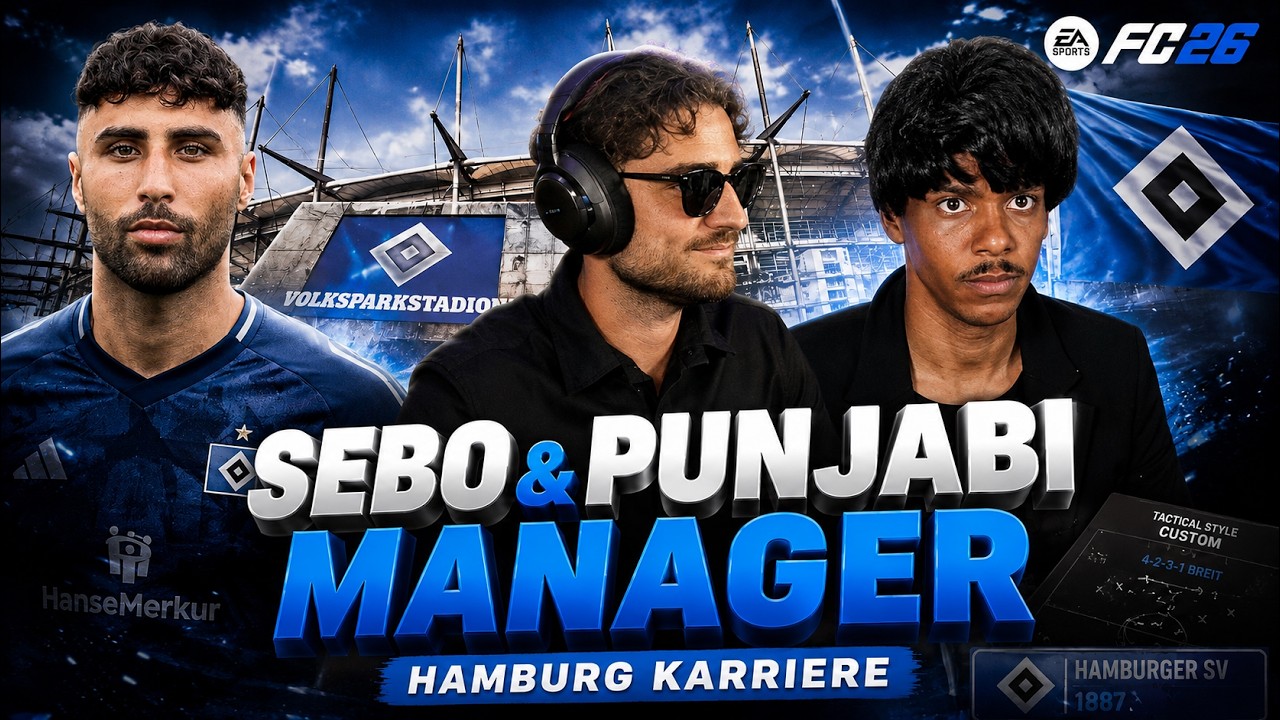 SEBO & PUNJABI STARTEN EINE FUSSBALLMANAGER KARRIERE..!!😨🔥(UNCUT) #1