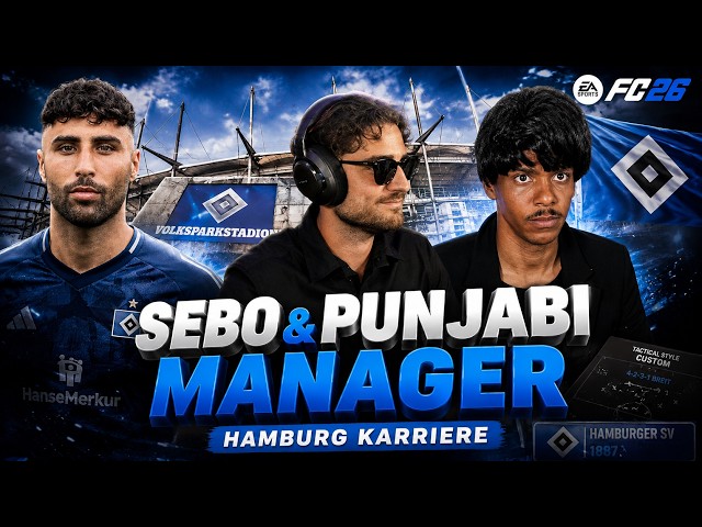 SEBO & PUNJABI STARTEN EINE FUSSBALLMANAGER KARRIERE..!!😨🔥(UNCUT) #1