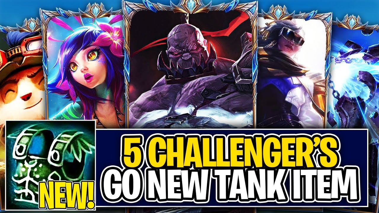 5 CHALLENGER Players Build The NEW Tank Item! (Still-Beating Strenght ...