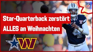 Cowboys vs Commanders NFL Highlights auf Deutsch  17 Spieltag Saison 2025