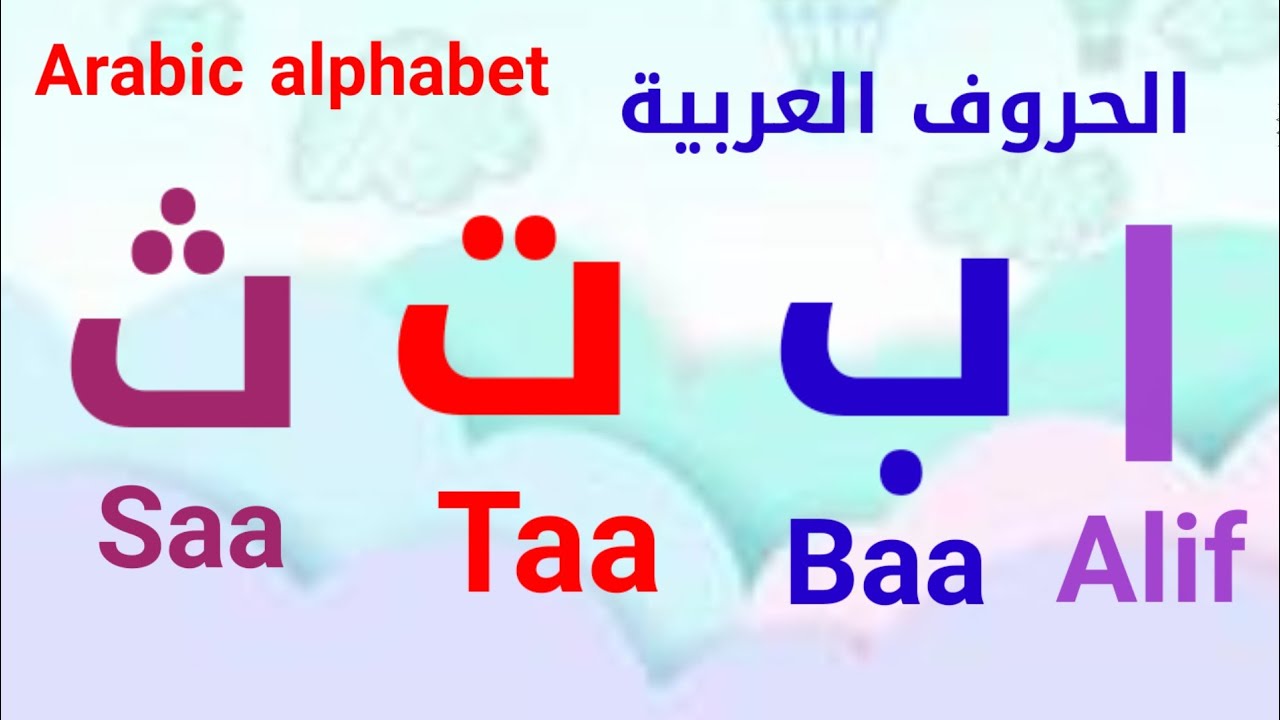 Arabic Alphabet|Alif Baa Taa| تعليم الحروف العربية للأطفال |لألف باء ...