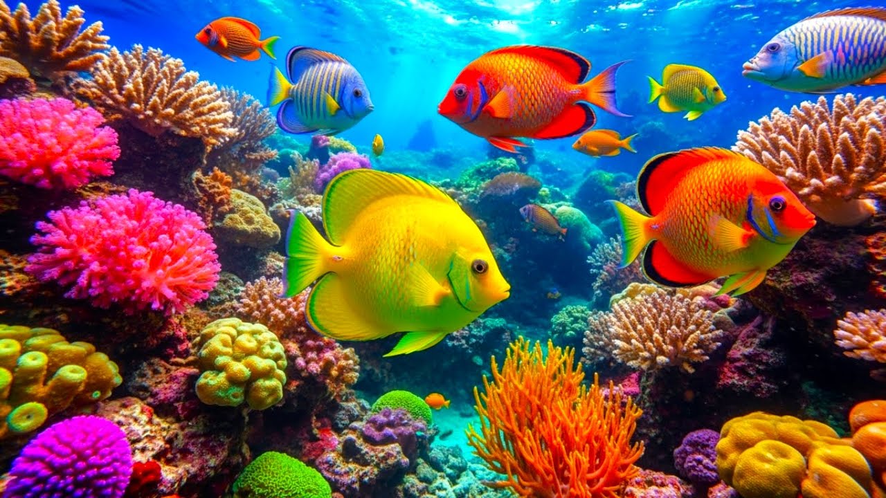 Dive Into the Mesmerizing Underwater Realm and Marvel at Sea Animal in The Best 4K ULTRA HD Aquarium