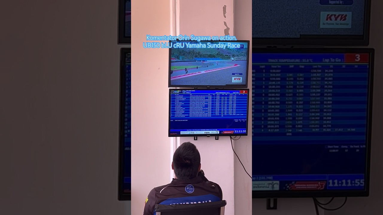 Komentator andalan, Orin Sugawa on action. UB150 bLU cRU Yamaha Sunday Race Round 2, 2023, Mandalika