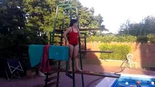 Nubia Y Máxima Sobre Ruedas En La Pileta