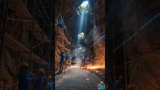 From Raw Cave to Crystal Royal Hall – Cinematic Construction Journey