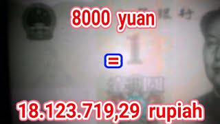 Download lagu TERJAWAB! 8000 yuan berapa rupiah