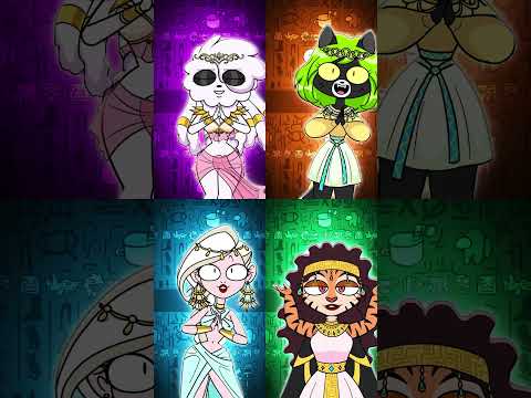 EGYPTIAN DANCE COMPLETE EDITION Rocky Rakoon Animation Meme Shorts Tiktok Viral Trend Funny 