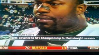 Bart Scott is Angry Jets Pats 011611.3gp