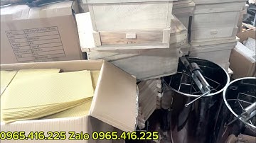 THÙNG NUÔI ONG MẬT NỘI CHÂN TẦNG ONG VÀ CẦU ONG MẬT NỘI