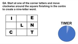 IQ and Aptitude Test - 9 LETTER WORDS! screenshot 5