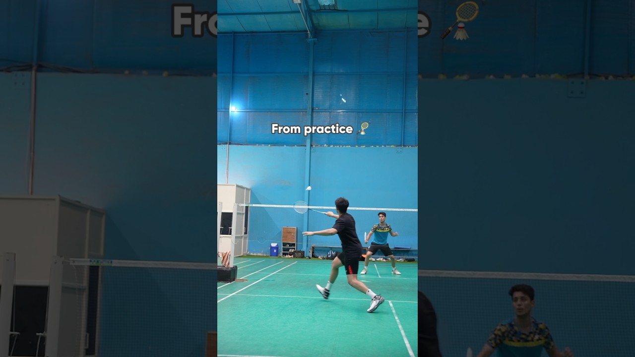 From practice to tournament!🏸