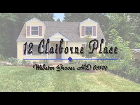 12 Claiborne Place St, St Louis, MO home video tour