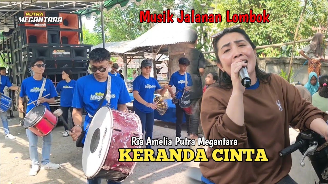 Penampilan Dangdut Jalanan Lombok KERANDA CINTA Ria Amelia Putra Megantara 
