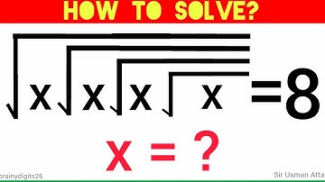Brainy digits simplifications, find value of x. #mathwithfun #learnmath #foryou #trending