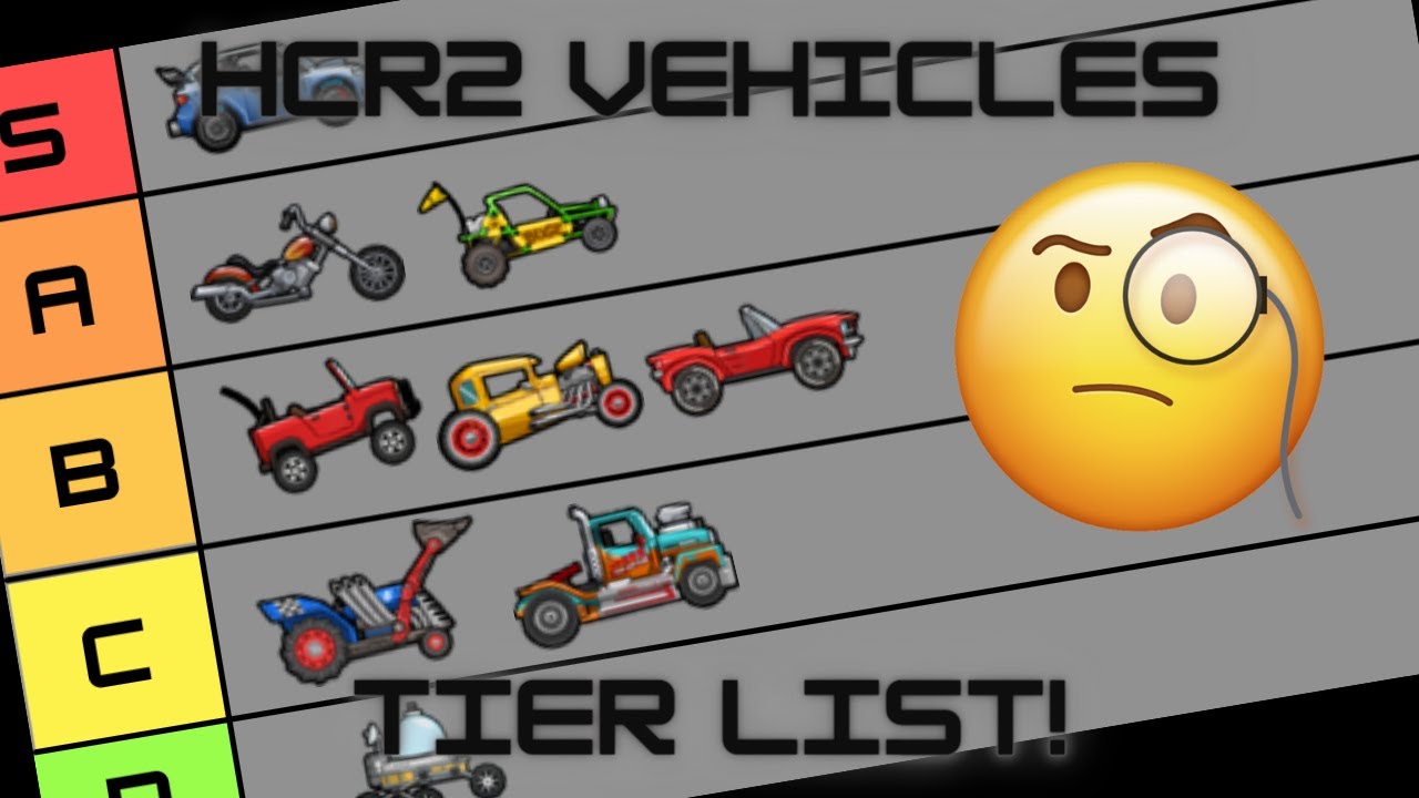 Let's see if the community can decide on a ranking of all vehicles in HCR2  from worst to best. Every day I'll remove the vehicle with the most upvotes  until there's only