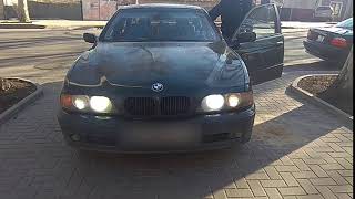 Эффект стробоскопа , перемигивание ДХО и ПТФ BMW E39