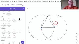 Famous Construct Equilateral Triangle using GeoGebra Profile