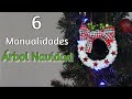 6 Manualidades para el Árbol de Navidad / Adornos Navideños