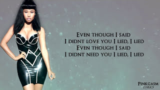 Download lagu Nicki Minaj - I Lied mp3