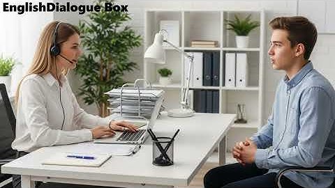 Realistic English Conversation: Call Center Job Interview | English Dialogue Box