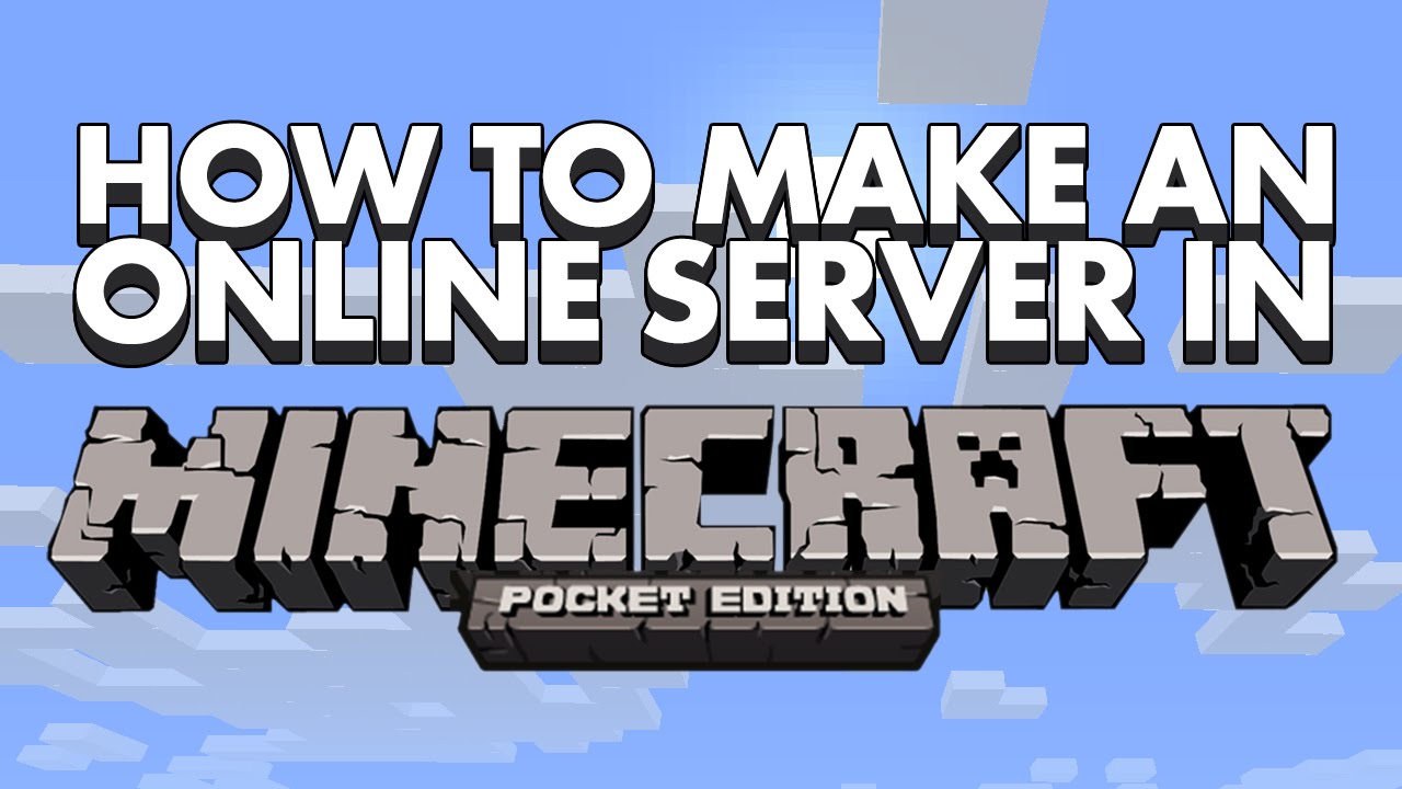 How to make an online server in Minecraft: Pocket Edition iOS / Android  guide 