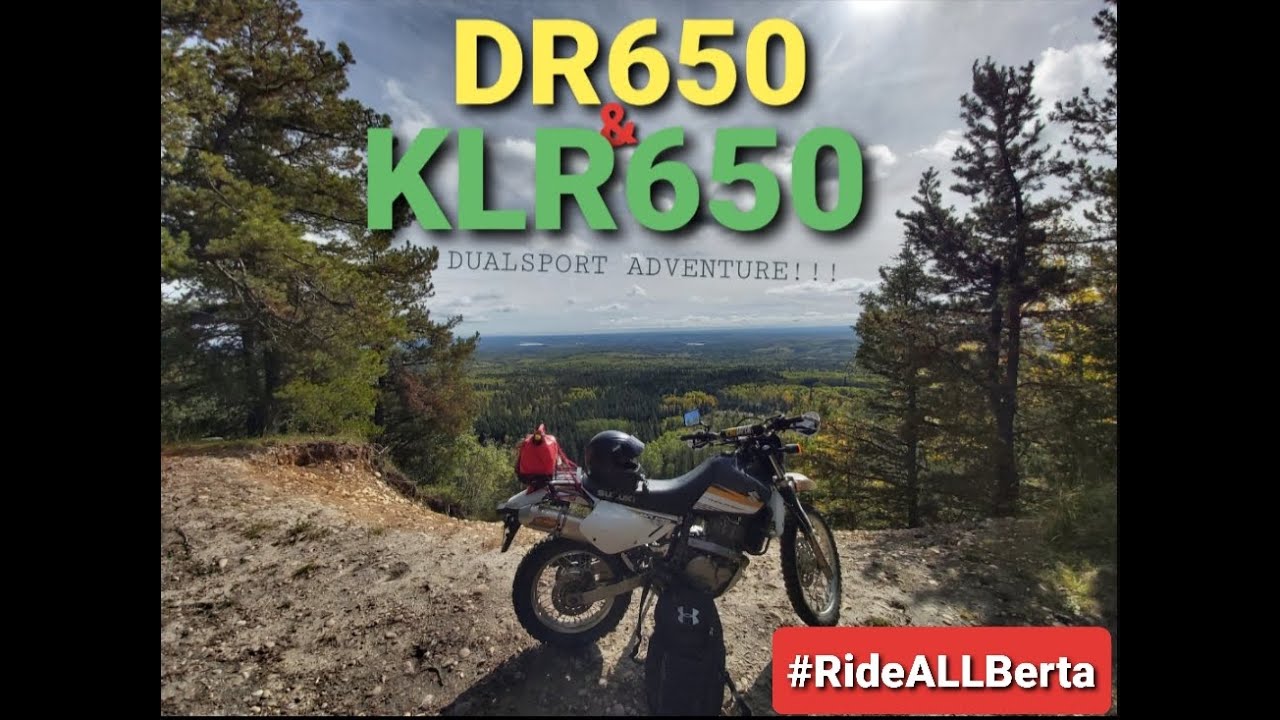 #RideALLBerta DUALSPORT Suzuki DR650 and Kawasaki KLR650 ...