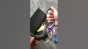 Valorant Champions Reaver Prime Metal Karambit Prop Unboxing #valorant #karambit