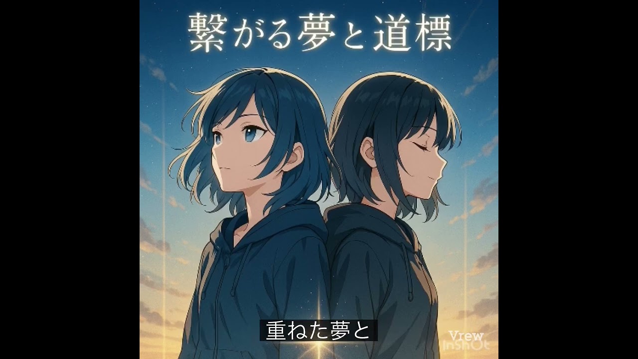 応援歌として作成した新曲『繋がる夢(おもい)と道標(こえ)』です‼️✨️   