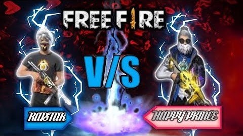 Raistar Vs Happy Prince || 1vs1 || Next level vs- Garena free fire