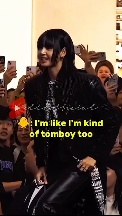 Lisa said this line “I’m a tomboy too”😎😂 #lisa #blackpink #lisamanoban