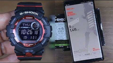 G-SHOCK GBD-800 PAIRING W/ GALAXY NOTE 9  ( G-SHOCK CONNECTED )