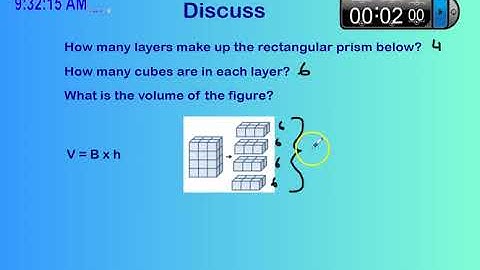 10.01 Notes deriving formula for volume of rectangular prism