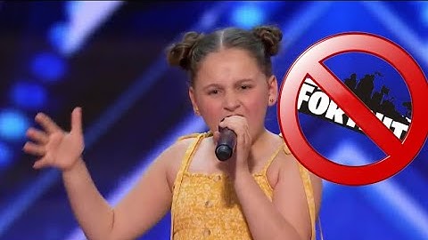 Kid sings fortnite is trash on American idol
